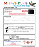 Instructions for use Volkswagen Deep Black Car Paint