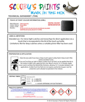 Instructions for use Volkswagen Ebony Black Car Paint