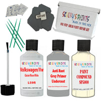 Volkswagen Glacier/Moon White Car Detailing Paint and polish finishing kit