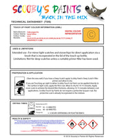 Instructions for use Volkswagen Imola Yellow Car Paint