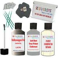 Volkswagen Limestone Grey Car Detailing Paint and polish finishing kit