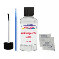  Genuine Volkswagen Pure White Touch Up Paint Code LC9A :  Automotive