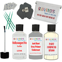 Volkswagen Pure White Car Detailing Paint and polish finishing kit