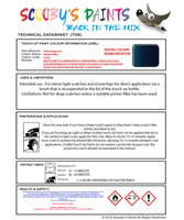 Instructions for use Volkswagen Shadow Blue Car Paint