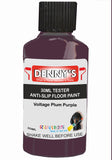 Denny's Floor Paint For Grip Coating Colour- Voltage Plum Purple - Anti-Slip Hardwearing Safe