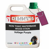 Denny's Stain Paint For Fences Colour- Voltage Purple - Weatherproof Uv-Safe Protect