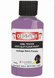 Denny's Floor Paint For Grip Coating Colour- Voltage Retro Purple - Anti-Slip Hardwearing Safe