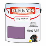 Denny's Wood Paint For Dressers Colour- Voltage Retro Purple - Scratchproof Easy-Clean Refresh