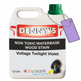 Denny's Stain Paint For Fences Colour- Voltage Twilight Violet - Weatherproof Uv-Safe Protect