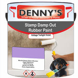 Denny's Waterpoof Paint For Stamp Out Damp Colour- Voltage Twilight Violet - Damp-Block Mould-Safe Breathable