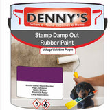 Denny's Waterpoof Paint For Stamp Out Damp Colour- Voltage Violetline Purple - Damp-Block Mould-Safe Breathable