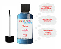 Volvo Bursting Blue Paint Code 720