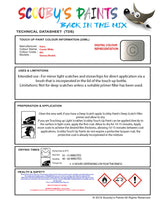 Instructions for use Volvo Cosmic White Car Paint