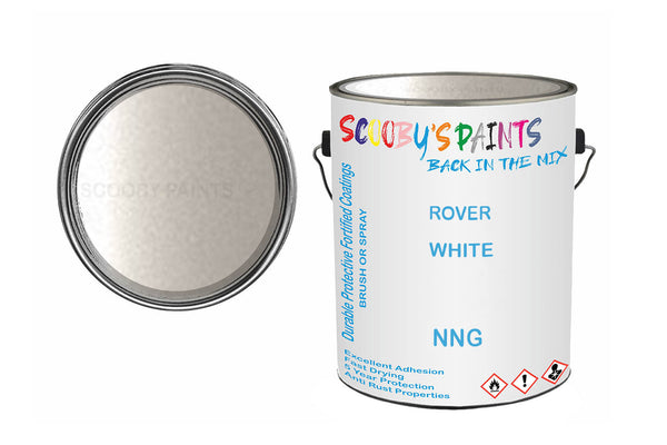 Mixed Paint For Austin Metro, White, Code: Nng, White