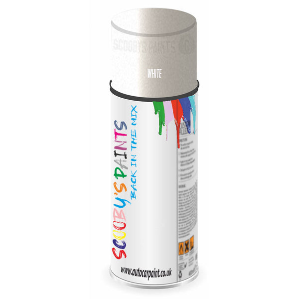 Mixed Paint For Mg Maestro White Aerosol Spray A2