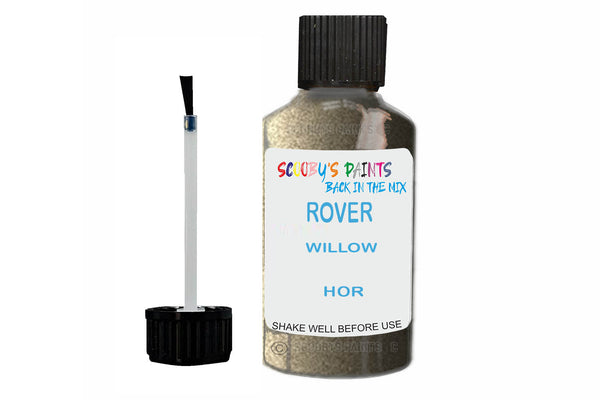 Mixed Paint For Rover 800/Sd1, Willow, Touch Up, Hor