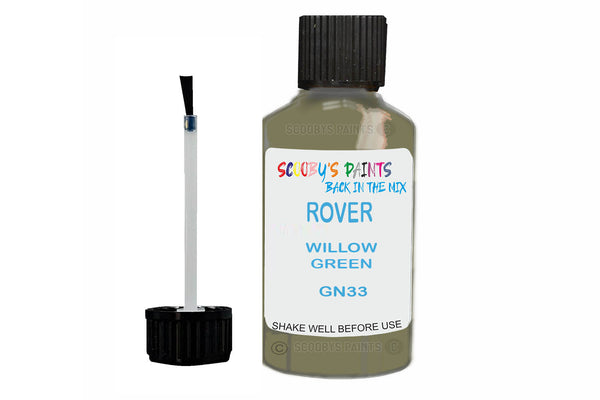 Mixed Paint For Rover A60 Cambridge, Willow Green, Touch Up, Gn33