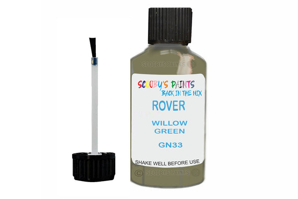 Mixed Paint For Rover 3500/Sd1, Willow Green, Touch Up, Gn33