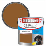 Denny's Chalk Paint For Cabinets Colour- Walnut Tawny Brown - Matte Scuffproof Easy-Clean