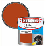 Denny's Chalk Paint For Cabinets Colour- Warmth Apricot Pumpkin Orange - Matte Scuffproof Easy-Clean