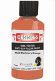 Denny's Floor Paint For Grip Coating Colour- Weld Machinery Orange - Anti-Slip Hardwearing Safe