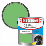 Denny's Chalk Paint For Furniture Colour- Willow Forest Green - Matte Scuffproof Refresh