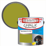 Denny's Chalk Paint For Cabinets Colour- Willow Meadow Fern Green - Matte Scuffproof Easy-Clean
