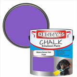 Denny's Chalk Paint For Cabinets Colour- Wisteria Damson Haze Purple - Matte Scuffproof Easy-Clean