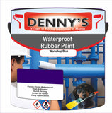 Denny's Waterpoof Paint For Ponds Colour- Workshop Blue - Waterproof Fish-Safe Leakstop