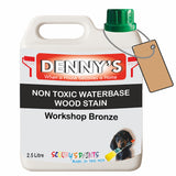 Denny's Stain Paint For Decking Colour- Workshop Bronze - Anti-Slip Weatherproof Nourish
