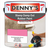 Denny's Waterpoof Paint For Stamp Out Damp Colour- Workshop Candy Pink - Damp-Block Mould-Safe Breathable