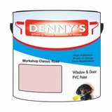 Denny's Plastic Paint For Pvc Colour- Workshop Classic Rose - Adhesion Tough Colour-Hold