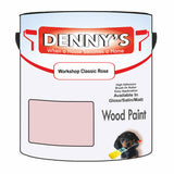 Denny's Wood Paint For Dressers Colour- Workshop Classic Rose - Scratchproof Easy-Clean Refresh