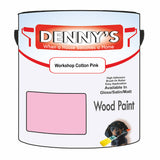 Denny's Wood Paint For Decking Colour- Workshop Cotton Pink - Anti-Slip Weatherproof Durable