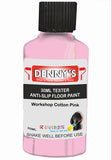 Denny's Floor Paint For Grip Coating Colour- Workshop Cotton Pink - Anti-Slip Hardwearing Safe
