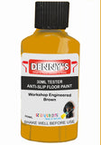 Denny's Floor Paint For Grip Coating Colour- Workshop Engineered Brown - Anti-Slip Hardwearing Safe