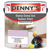 Denny's Waterpoof Paint For Stamp Out Damp Colour- Workshop Fusion Violet - Damp-Block Mould-Safe Breathable