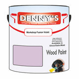 Denny's Wood Paint For Dressers Colour- Workshop Fusion Violet - Scratchproof Easy-Clean Refresh