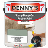 Denny's Waterpoof Paint For Stamp Out Damp Colour- Workshop Grey - Damp-Block Mould-Safe Breathable