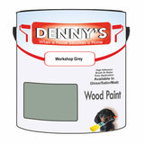 Denny's Wood Paint For Dressers Colour- Workshop Grey - Scratchproof Easy-Clean Refresh