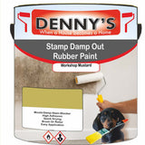 Denny's Waterpoof Paint For Stamp Out Damp Colour- Workshop Mustard - Damp-Block Mould-Safe Breathable