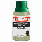 Denny's Stain Paint For Decking Colour- Workshop Olive - Anti-Slip Weatherproof Nourish