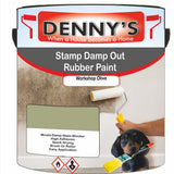 Denny's Waterpoof Paint For Stamp Out Damp Colour- Workshop Olive - Damp-Block Mould-Safe Breathable