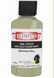 Denny's Floor Paint For Grip Coating Colour- Workshop Olive - Anti-Slip Hardwearing Safe