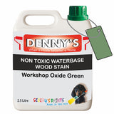 Denny's Stain Paint For Decking Colour- Workshop Oxide Green - Anti-Slip Weatherproof Nourish