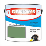 Denny's Plastic Paint For Pipes Colour- Workshop Oxide Green - Chemical-Safe Impactproof Durable