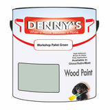 Denny's Wood Paint For Dressers Colour- Workshop Pallet Green - Scratchproof Easy-Clean Refresh