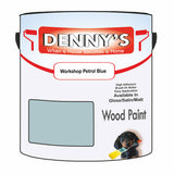 Denny's Wood Paint For Decking Colour- Workshop Petrol Blue - Anti-Slip Weatherproof Durable