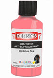 Denny's Floor Paint For Grip Coating Colour- Workshop Pink - Anti-Slip Hardwearing Safe