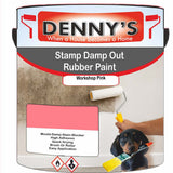 Denny's Waterpoof Paint For Stamp Out Damp Colour- Workshop Pink - Damp-Block Mould-Safe Breathable